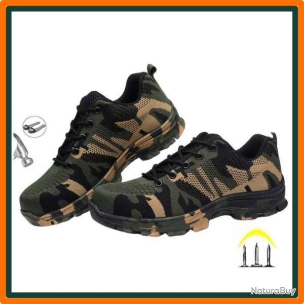 Chaussures tactiques - Chaussures de s�curit� - Camouflage - Livraison gratuite et rapide