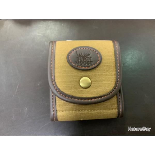 �tui pour 10 cartouches de grande chasse Black moose en Canvas