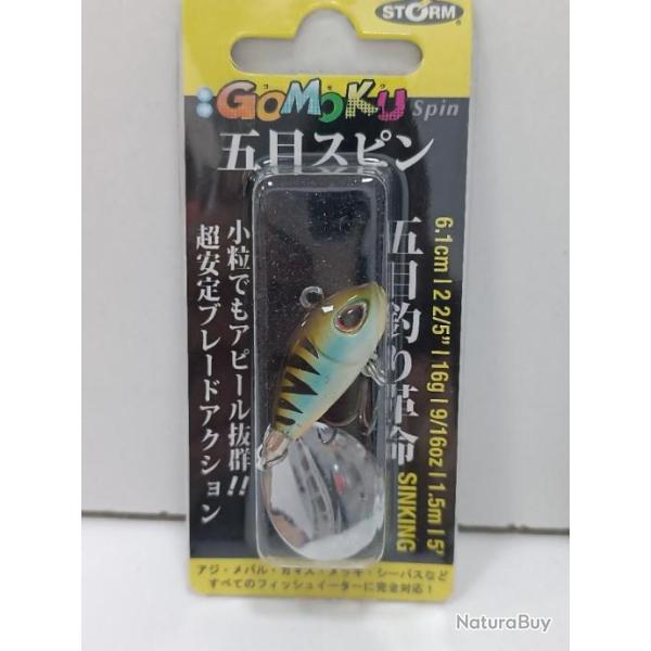 !! STORM GOMOKU SPIN 16g PERCH 6cm !!