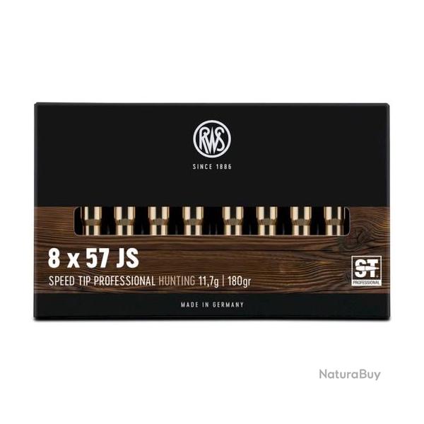 BALLES RWS Cal.8X57 JS SPEED TIP PRO 11,7G 180GR PAR 60