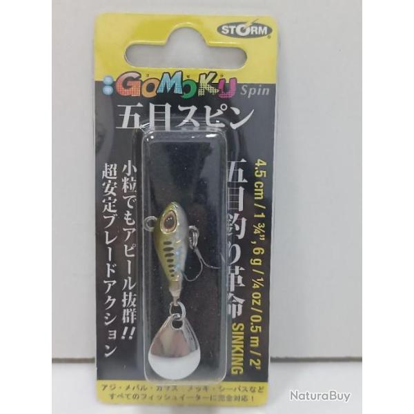 !! STORM GOMOKU SPIN 6g GREEN MUDDLER 4,5cm !!