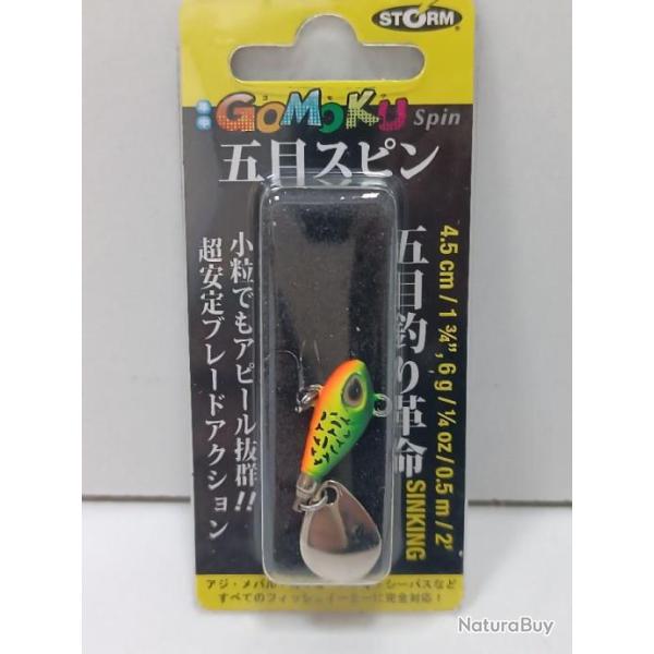 !! STORM GOMOKU SPIN 6g FIRE TIGER 4,5cm !!