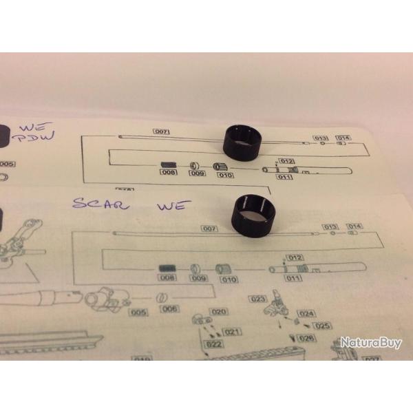Serrage entretoise canon externe SCAR et PDW de WE - SAV2