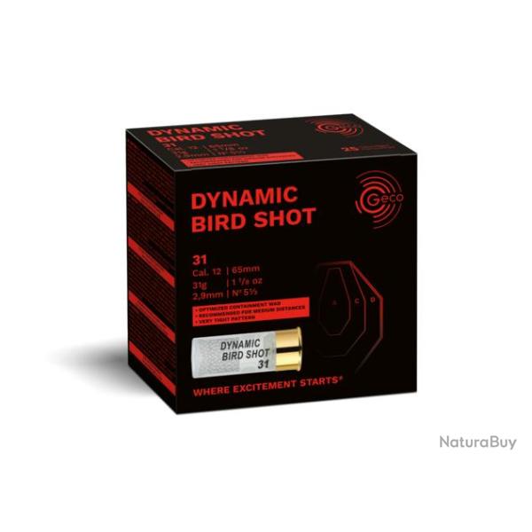 Geco Dynamic Bird Shot 31 cal 12/65