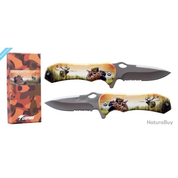 COUTEAU TACTIQUE 3D GRIP - CHASSEUR (2)