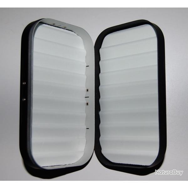 LOT DE 2 BOITES METAL ALUMINIUM ANODISE NOIRES