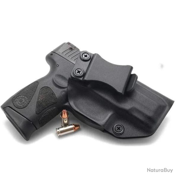 HOLSTER PORT DISCRET POUR TAURUS PT140 EN KYDEX - DROITIER - LIVRAISON GRATUITE