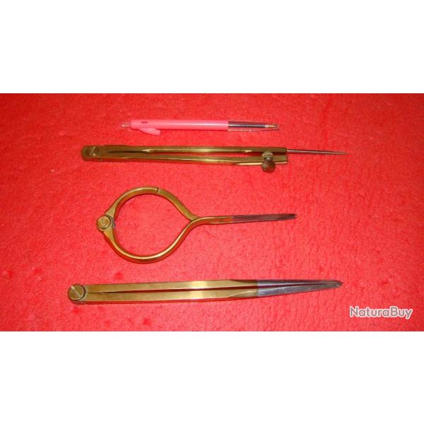 LOT DE 3 COMPAS DE MARINE