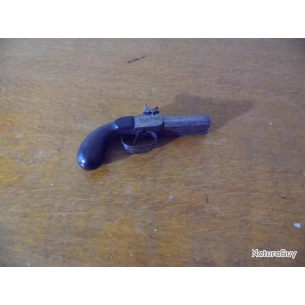 PC PISTOLET DE VOYAGE DOUBLE CANON A RESTAURER