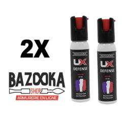 2X BOMBE UX 25ML GEL POIVRE CAPOT 1/4 DE TOUR - Umarex