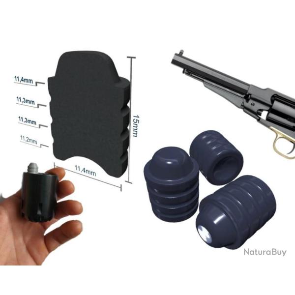 Ogives wadcutter cal44 poudre noire �50 pour Remington 1858 Pietta.