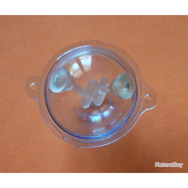 LOT DE 3 FLOTTEURS TRANSPARENTS DE LA MARQUE BULDO  DIAMETRE 30mm ?