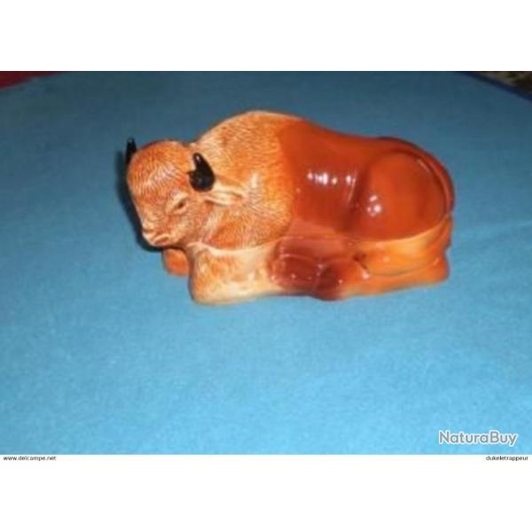 Fa�ence de Collection ! Bison, Cowboy, Country, Old Time , Indianiste, Farwest ...