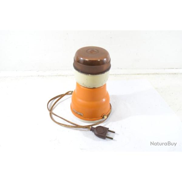 Ancien moulin � caf� �lectrique Moulinex type 255.2.00 orange Fonctionnel Collection vintage cuisine