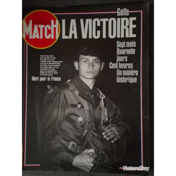 MAGAZINE PARIS MATCH.GOLFE?LA VICTOIRE.MARS 1991.