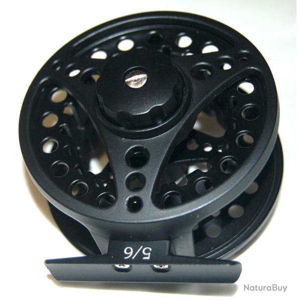 MOULINET MOUCHE MANUEL DENIRAM  NOIR  SOIE 5/6