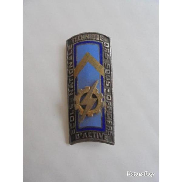 Insigne Ecole Nationale Technique des Sous-Officiers d'Active Drago