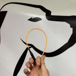 Antenne souple orange compatible avec les centrales garmin alpha