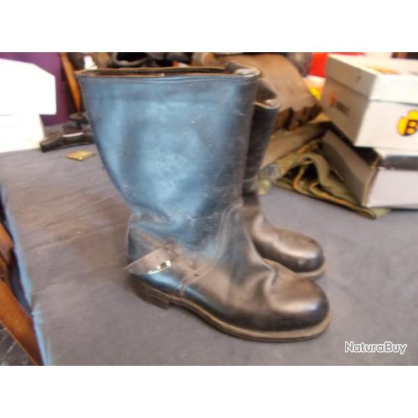 RARE!!!   Bottes de Pilote d'Helicopteres des ann�es 50  (Epoque Alg�rie)