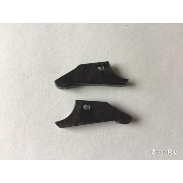 VENDU PAR CUIRASSIER11  PAIRE DE G�CHETTES DROITE ET GAUCHE SUPERPOS� VERNEY CARRON SIX CAL 12