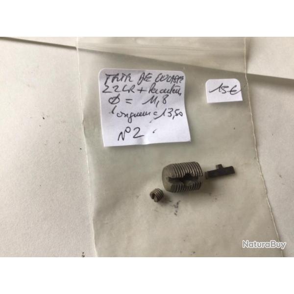 VENDU PAR CUIRASSIER11 N� 2 TETE DE CULASSE AVEC PERCUTEURDE CARABINE 22 LRGAUCHER ET AUTRES MARQUES