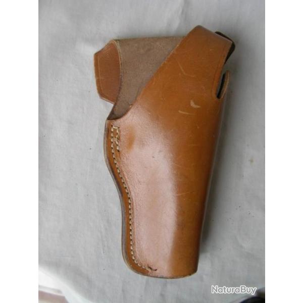 HOLSTER MODERNE EN CUIR MARRON " MATCH M 25 R22 "
