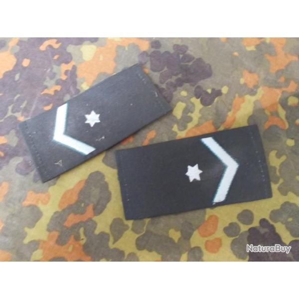 Epaulettes RASSAM  Israel  IDF  Tsahal   100% d'origine