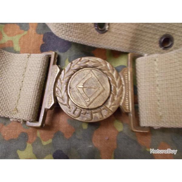 RARE!!!  Ceinturon  GADNA  Jeunesse Israel