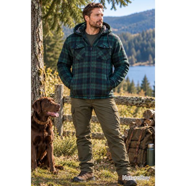 Chemise doubl�e  Sherpa Richmond Vert