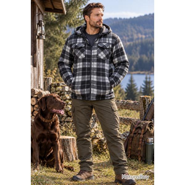 Chemise doubl�e  Sherpa Richmond Gris