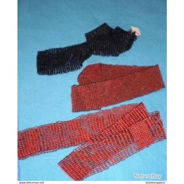 2 ceintures de perles en verre ! Indianistes, Trade, Old Time,etc...