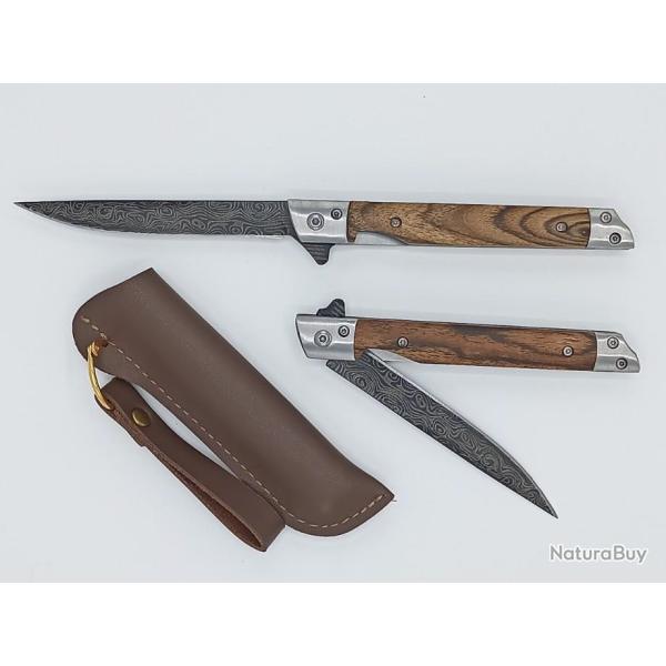 Couteau Stilleto style Damas