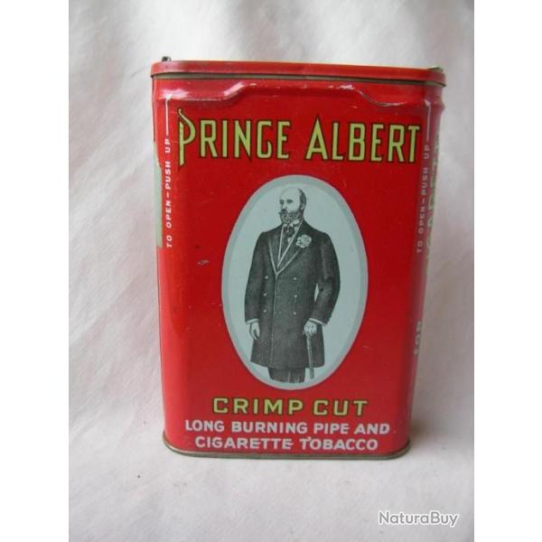 WW2/POST US BOTE DE TABAC VIDE " PRINCE ALBERT " SPCIAL POUR ARME AVEC SCELL BLEU 1949 CORE