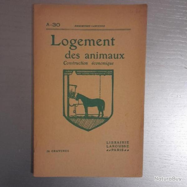 Logement des animaux, construction conomique.
