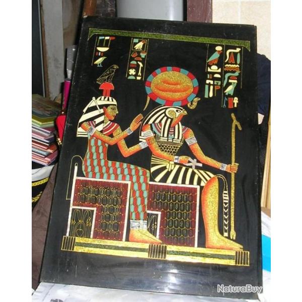 PANNEAU MURAL DCORATIF STYLE GYPTE ANTIQUE PHARAONS