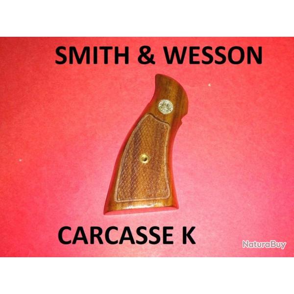 UNE plaquette NOYER NEUVE - SMITH & WESSON carcasse K et L SQUARE BUTT - VENDU PAR JEPERCUTE (a6465)
