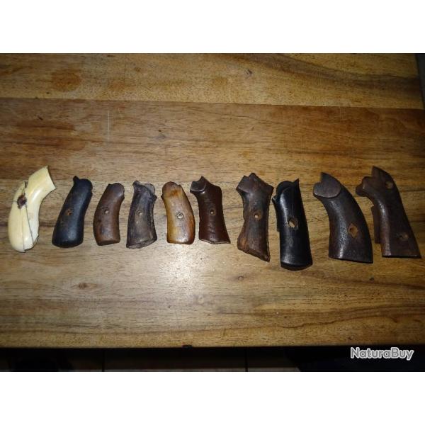 Lot de plaquettes de revolvers pour restauration