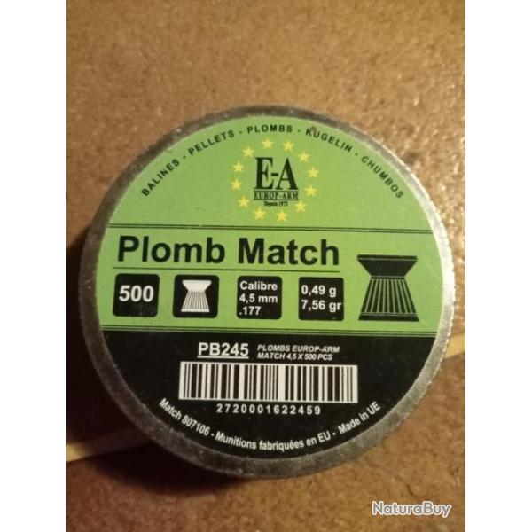 Bo�te de plombs Match magnum 4.5