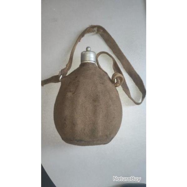 Gourde italienne ww2 nominative "MONTI"