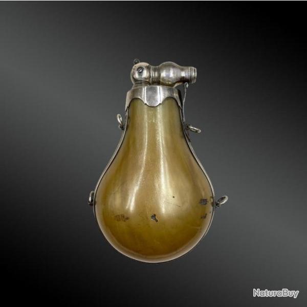 Poire � Poudre � Bec Pivotant, Mont�e Argent. France, Poin�on Paris 1789