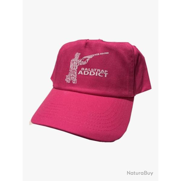 Casquette Rose Ball trap Addict