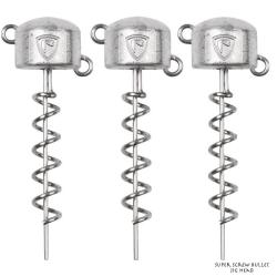 Tête Plombée Fox Rage Super Screw Bullet Jig Head 20 g