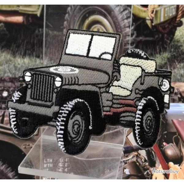 Patch brod� J.E.E.P WW2 D-Day Normandie 44 - 9 x 6 cm