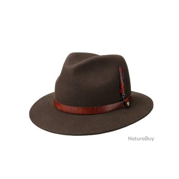 CHAPEAU STETSON WOOLFELT MARRON T57