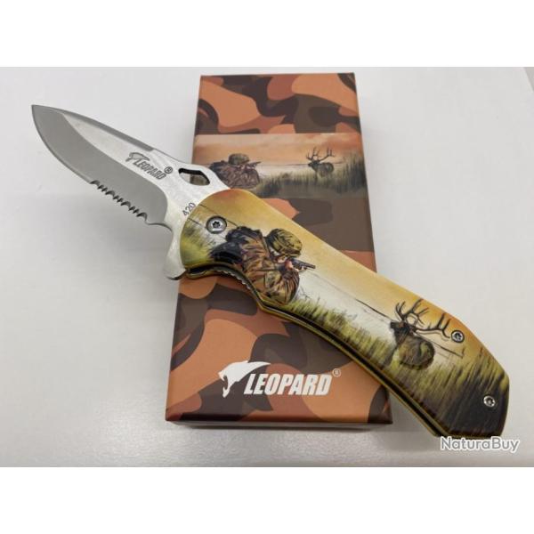 Couteau de poche tactique 3D Grip - Chasseur