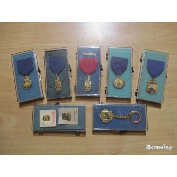 Lot m�dailles NYSSMA USA