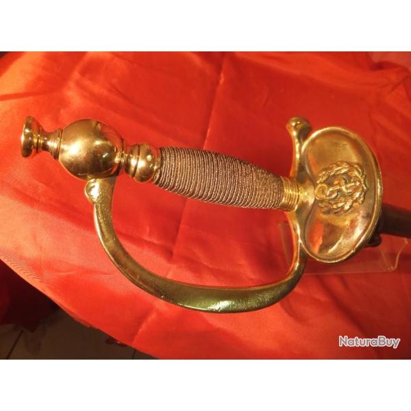 Ep�e d`Officier  ( M�decin ) du service de Sant�, au caduc�e