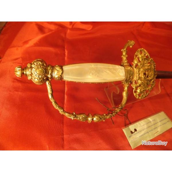 Epe nacre  de gnral  et d'Officier  suprieur