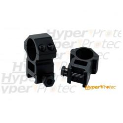 Colliers de montage haut UTG diametre 30mm pour rail de 21mm