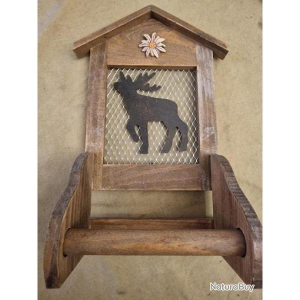 IDEE CADEAU - D�rouleur � papier toilette bois - HILMAR SUPER DESTOCK !!!